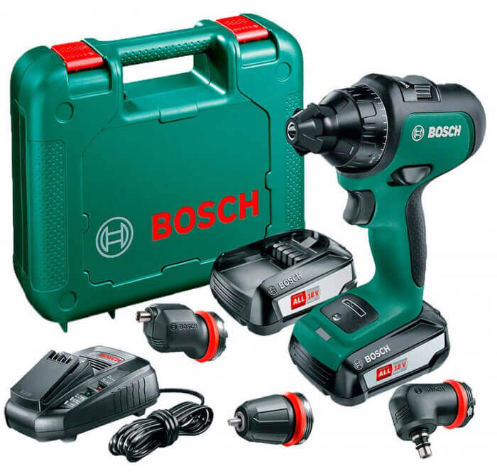 Акумуляторний безщітковий шурупокрут Bosch AdvancedDrill 18 у валізі з 2 акб PBA 18 V 2.5 Ah W-B і з/п AL 1830 CV