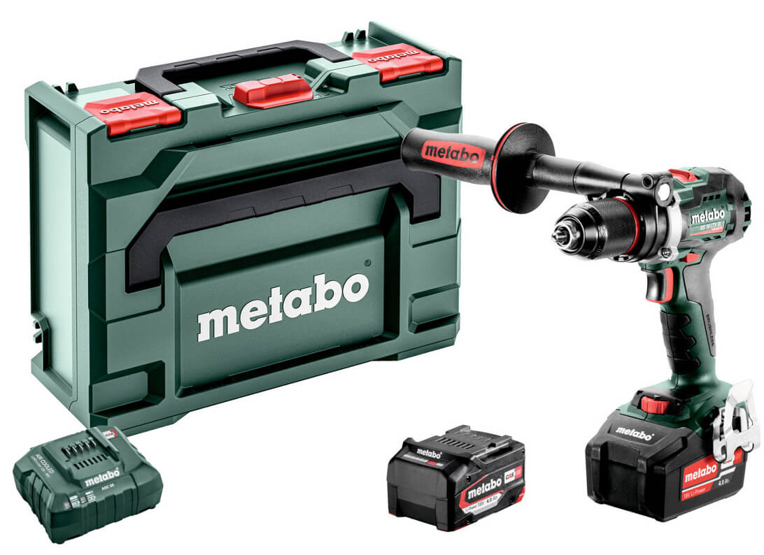 Аккумуляторная дрель-шуруповерт Metabo BS 18 LTX BL I в MetaBox с 2 акб Li-Power 18 V 4.0 Ah, з/у ASC 55