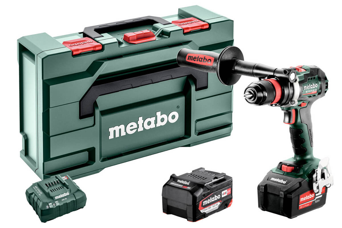 Аккумуляторная дрель-шуруповерт Metabo BS 18 LTX BL Q I в MetaBox с 2 акб Li-Power 18 V 5.2 Ah, з/у ASC 55