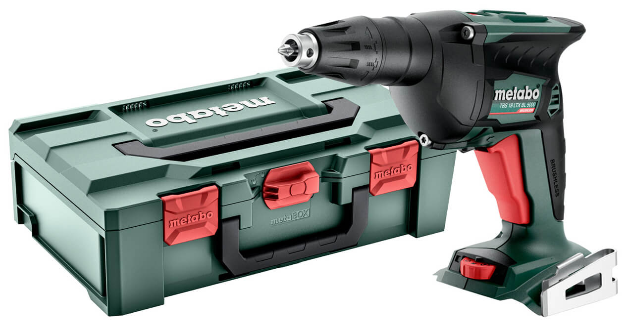 Акумуляторний шурупокрут для гіпсокартону Metabo TBS 18 LTX BL 5000 без акб і з/п в MetaBox 145 L