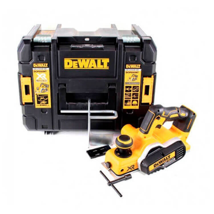 Рубанок акумуляторний DeWALT DCP580NT в кейсі TSTAK