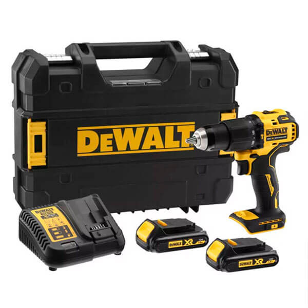 Акумуляторний ударний дриль-шуруповерт DeWALT DCD709S2T безщітковий, 2 акб 1.5 Ah, з/п, у валізі TSTAK