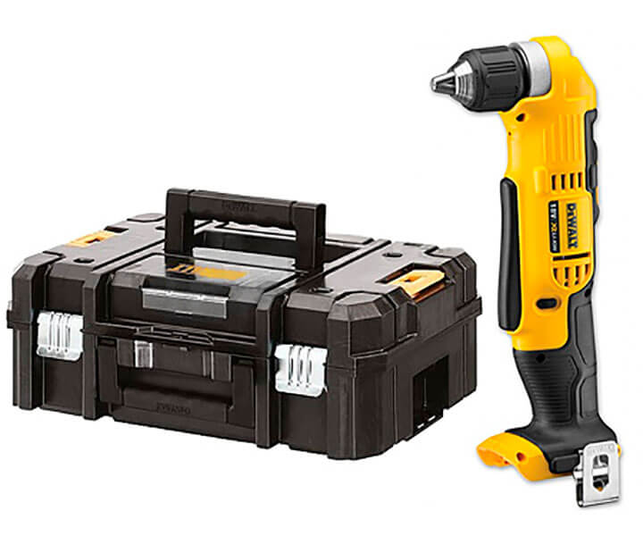 Акумуляторний кутовий дриль-шурупокрут DeWALT DCD740NT в кейсі, без акб і з/п