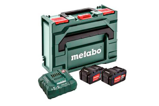 Базовый набор Metabo 2 акб Li-Power 4 Ah с з/у ASC 55 в кейсе MetaBox 145