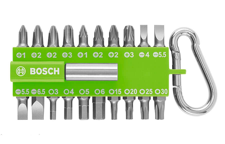 Набір насадок Bosch для загвинчування з карабіном (рожевий), 21 шт.