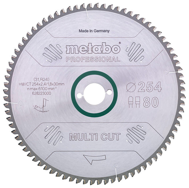 Пильный диск Metabo HW/CT, 315x2,4х30 мм, 96 FZ/TZ 5°