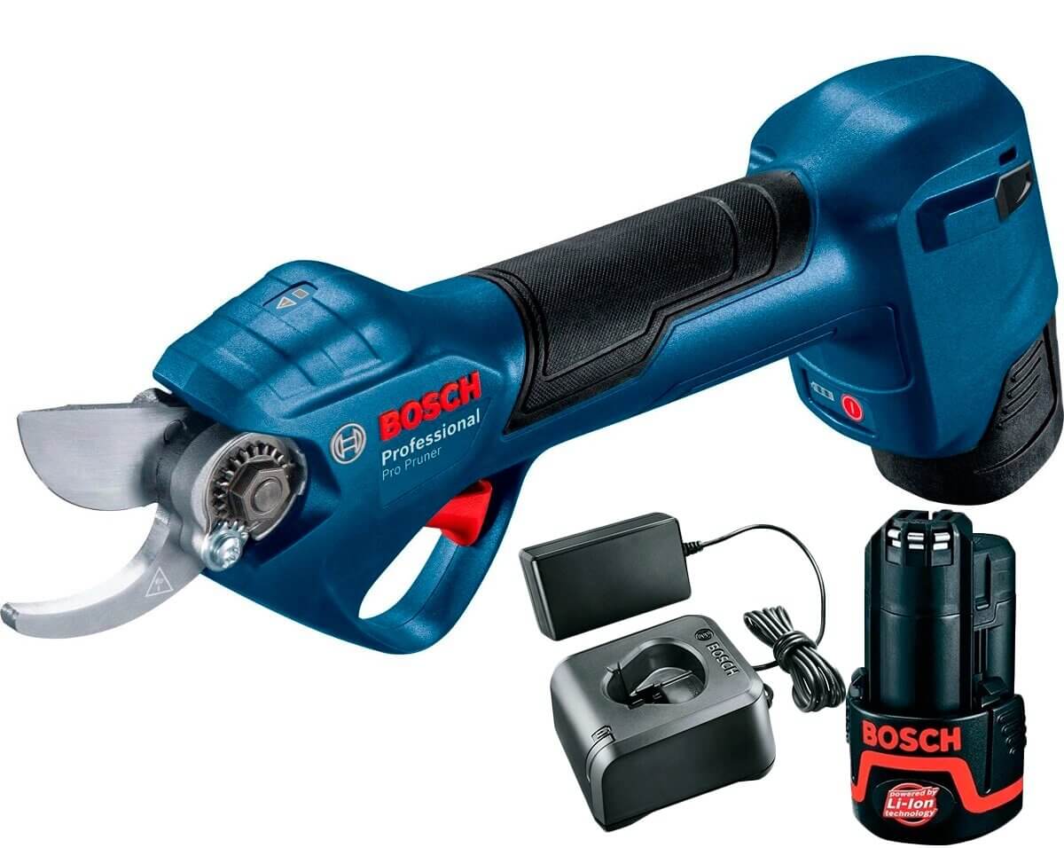 Акумуляторний секатор Bosch Pro Pruner сет 2 акк. (06019K1021)