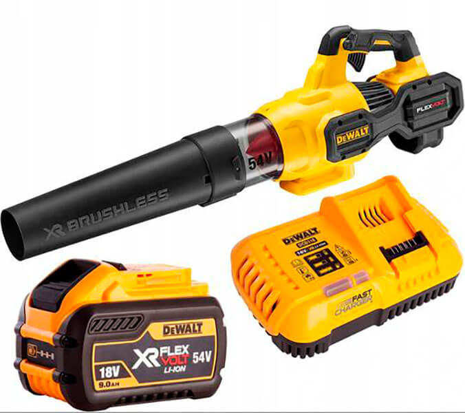Акумуляторна повітродувка DeWALT DCMBA572X1, 1 акб Li-Ion Flexvolt 54 В, з/п