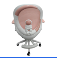 Крісло обертове дитяче KIDS ASTRONAUT PINK Рожевий PFH-092115