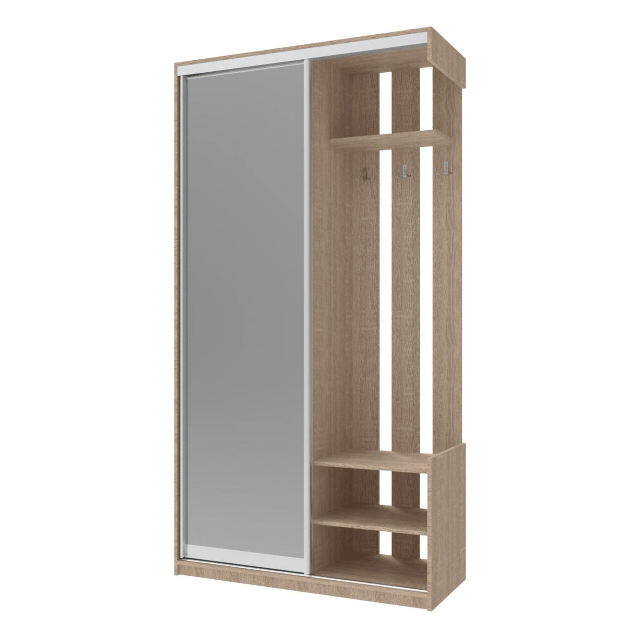 Передпокій з дзеркалом Doros City One Door 110х45х210 см Дуб cонома (DRS-011306)