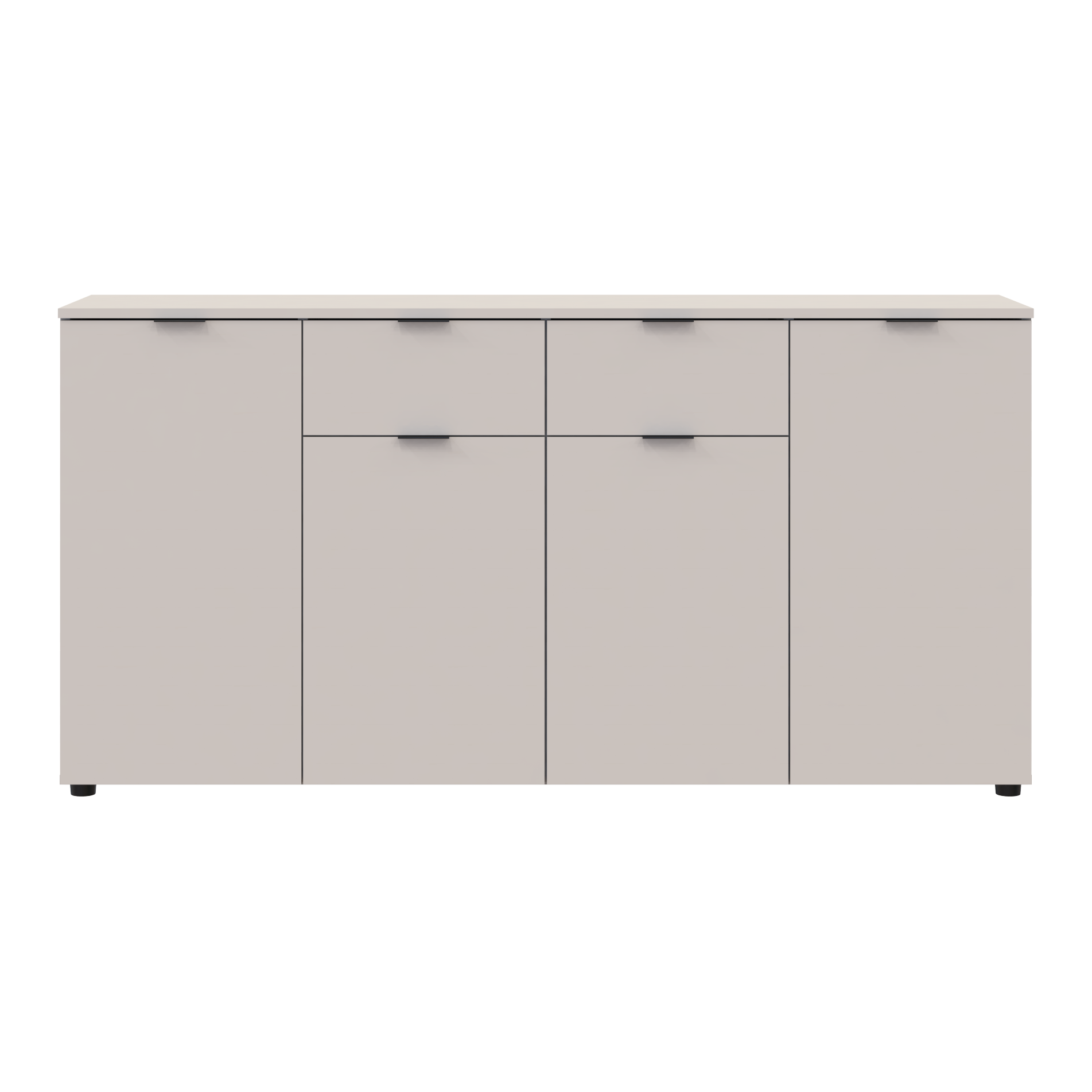 Комод у вітальню Doros Рон 7 160х38х81 см Кашемір (DRS-011458)
