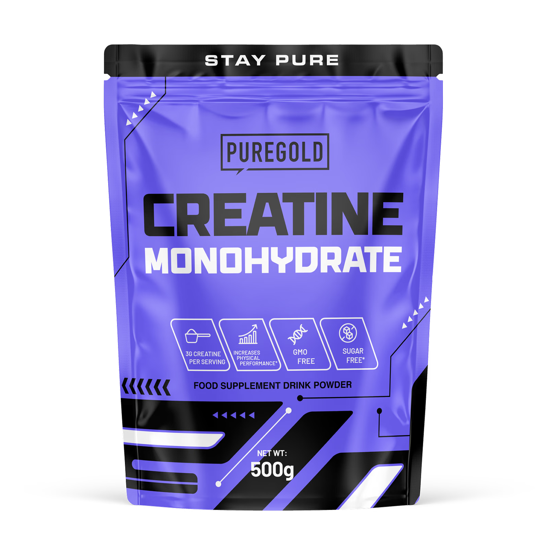 100% Creatine - 500g Unflavored