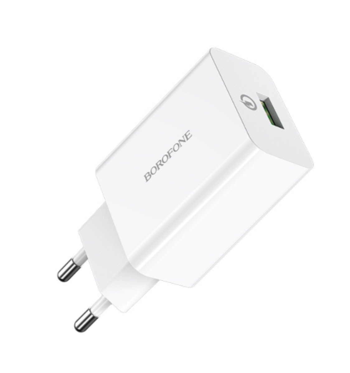 Мережевий зарядний пристрій BOROFONE BA21A Long journey single port QC3.0 charger 18W White (BA21AW)