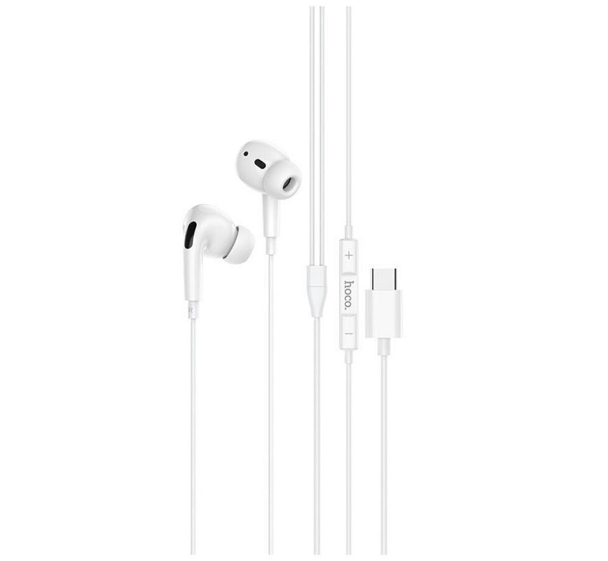 Навушники HOCO M101 Pro Crystal sound Type-C wire-controlled digital earphones with microphone White (6931474782403)