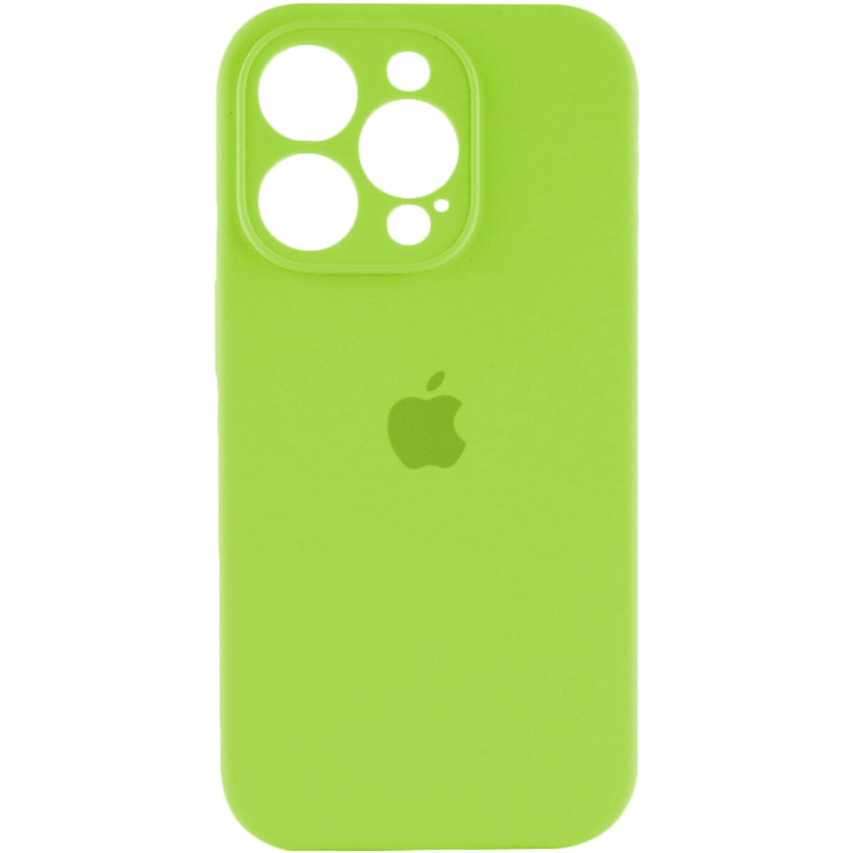 Чохол для смартфона Silicone Full Case AA Camera Protect for Apple iPhone 15 Pro 24,Shiny Green (FullAAi15P-24)
