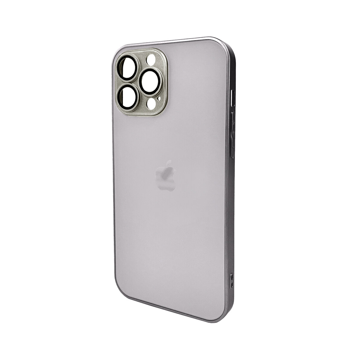 Чохол для смартфона AG Glass Matt Frame Color Logo for Apple iPhone 12 Pro Max Titanium Grey (AGMattFrameiP12PMGrey)