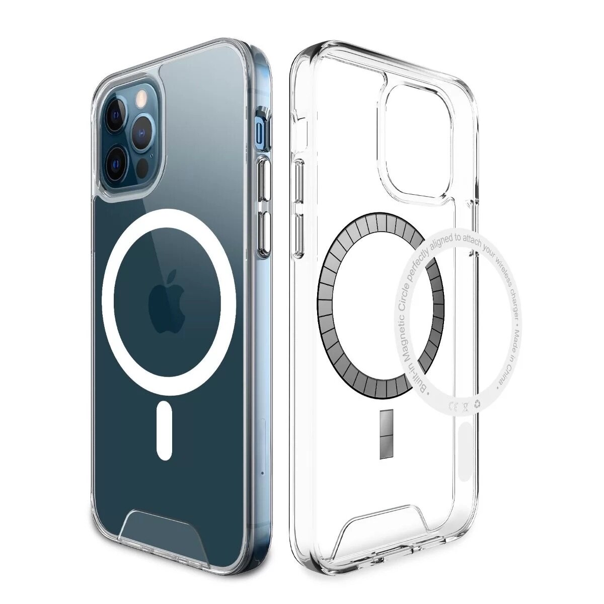 Чохол для смартфона Space Magnetic for Apple iPhone 15 Pro Max Transparent (SpaceMAG15pmClear)