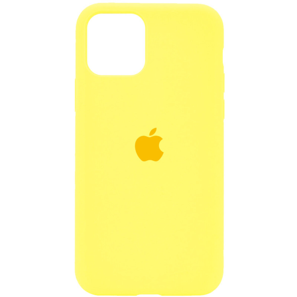 Чохол для смартфона Silicone Full Case AA Open Cam for Apple iPhone 11 кругл 56,Sunny Yellow (FullOpeAAKPi11-56)