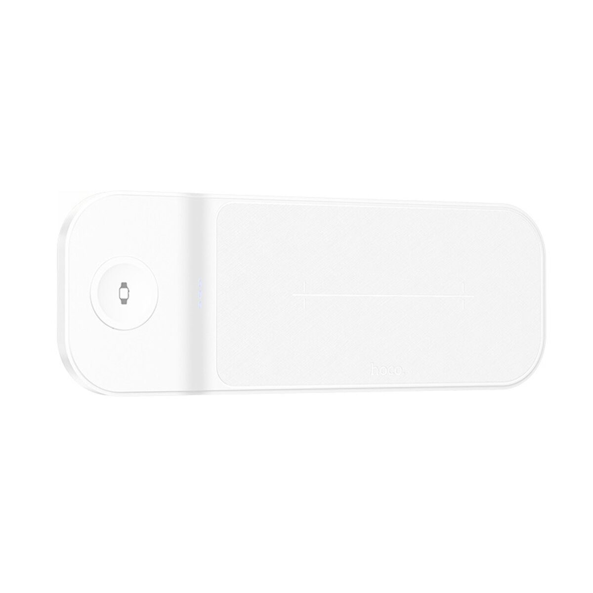 Бездротовий зарядний пристрій HOCO CQ6 Power 3-in-1 wireless fast charger(SAM Watch) White (6942007612036)