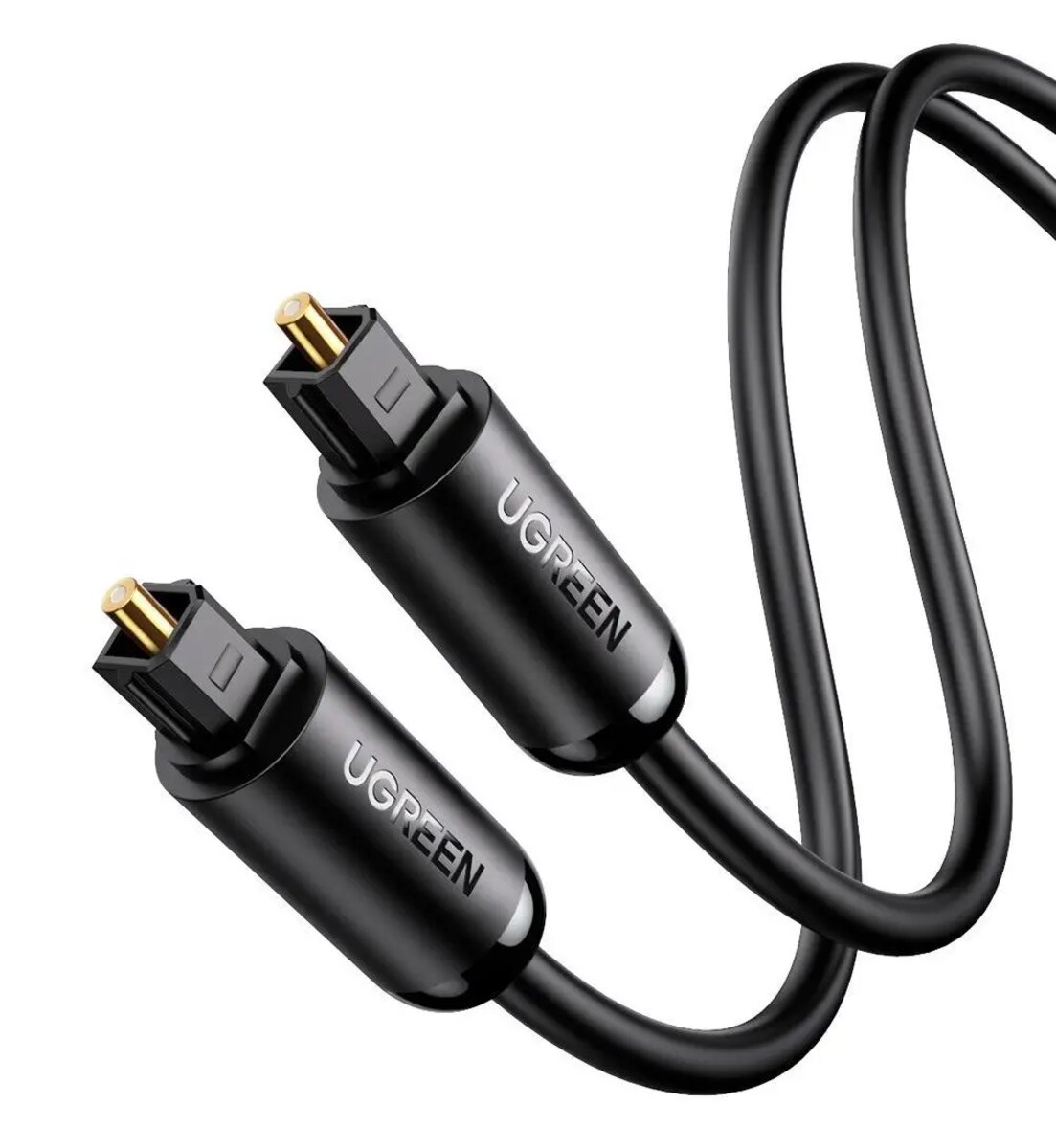 Аудіокабель UGREEN AV122 Toslink Optical Audio Cable 2m (Black)(UGR-70892) (UGR-70892)