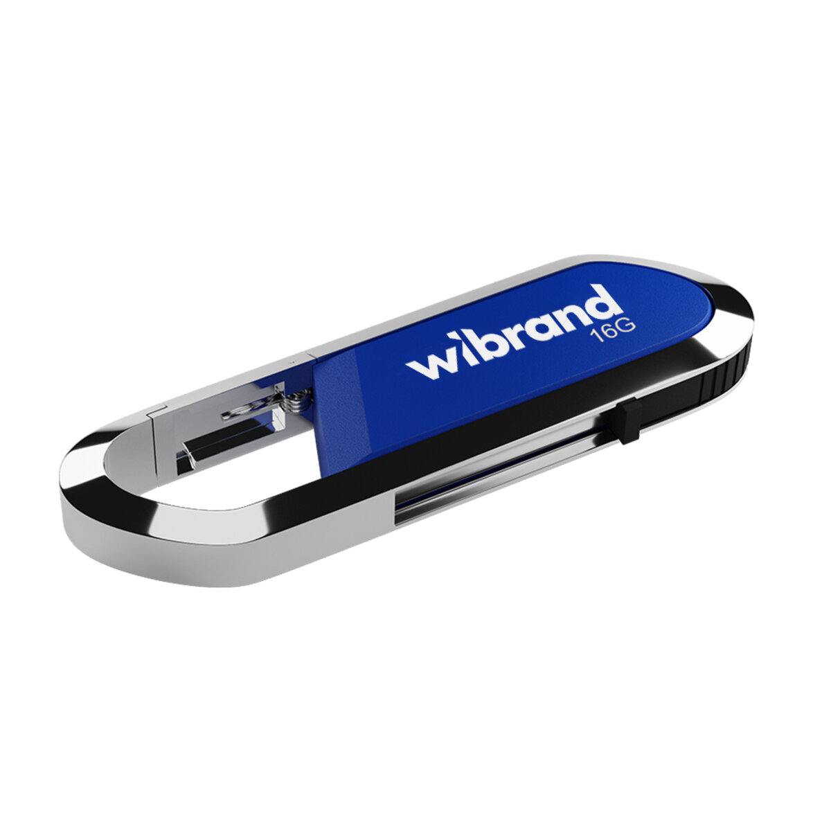 Флеш-накопичувач Wibrand USB 2.0 Aligator 16Gb Blue (WI2.0/AL16U7U)