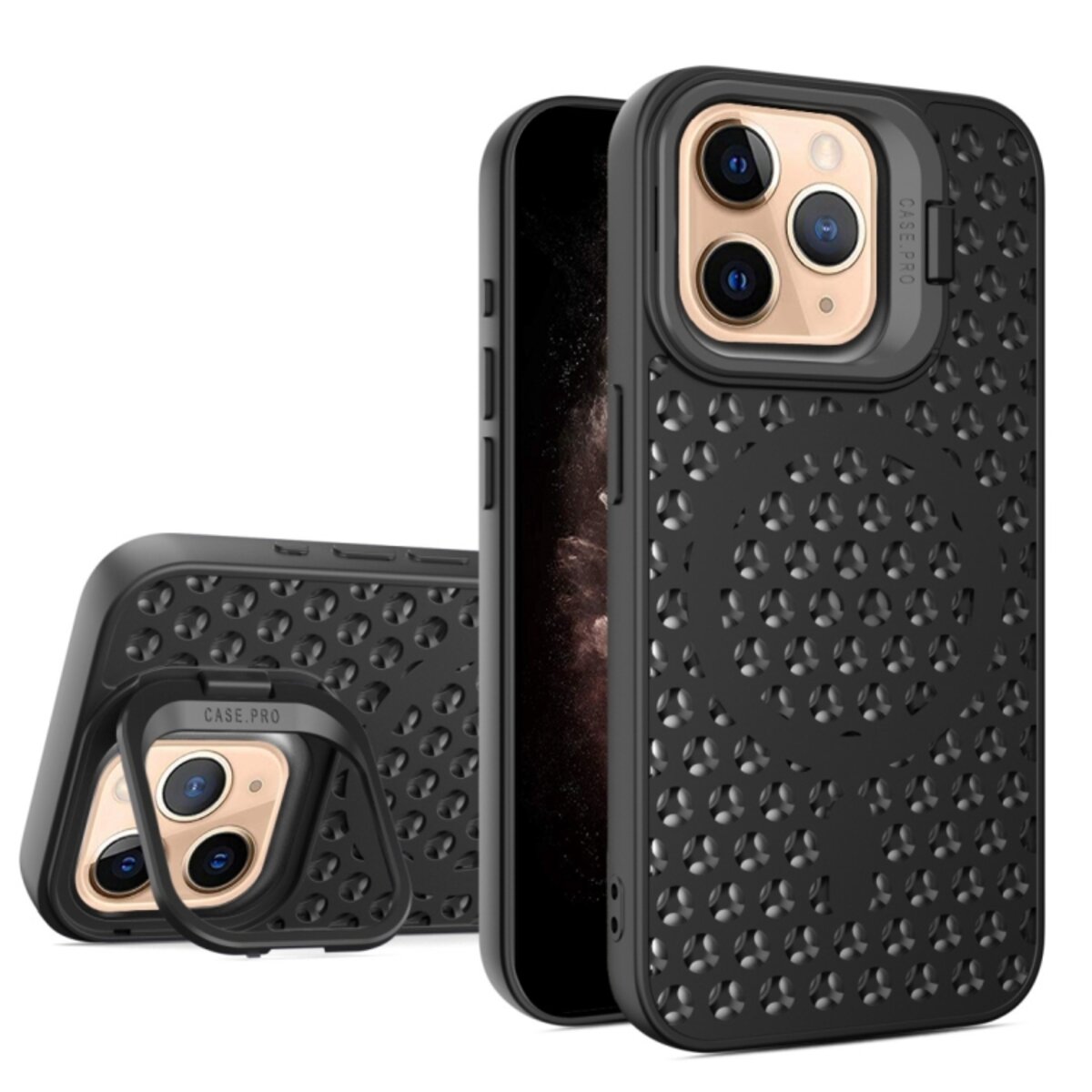 Чохол для смартфона Cosmic Grater Stand for Apple iPhone 11 Pro Black (GRASTiP11PBlack)