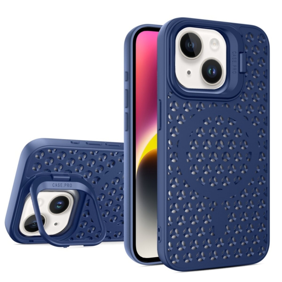Чохол для смартфона Cosmic Grater Stand for Apple iPhone 14 Blue (GRASTiP14Blue)
