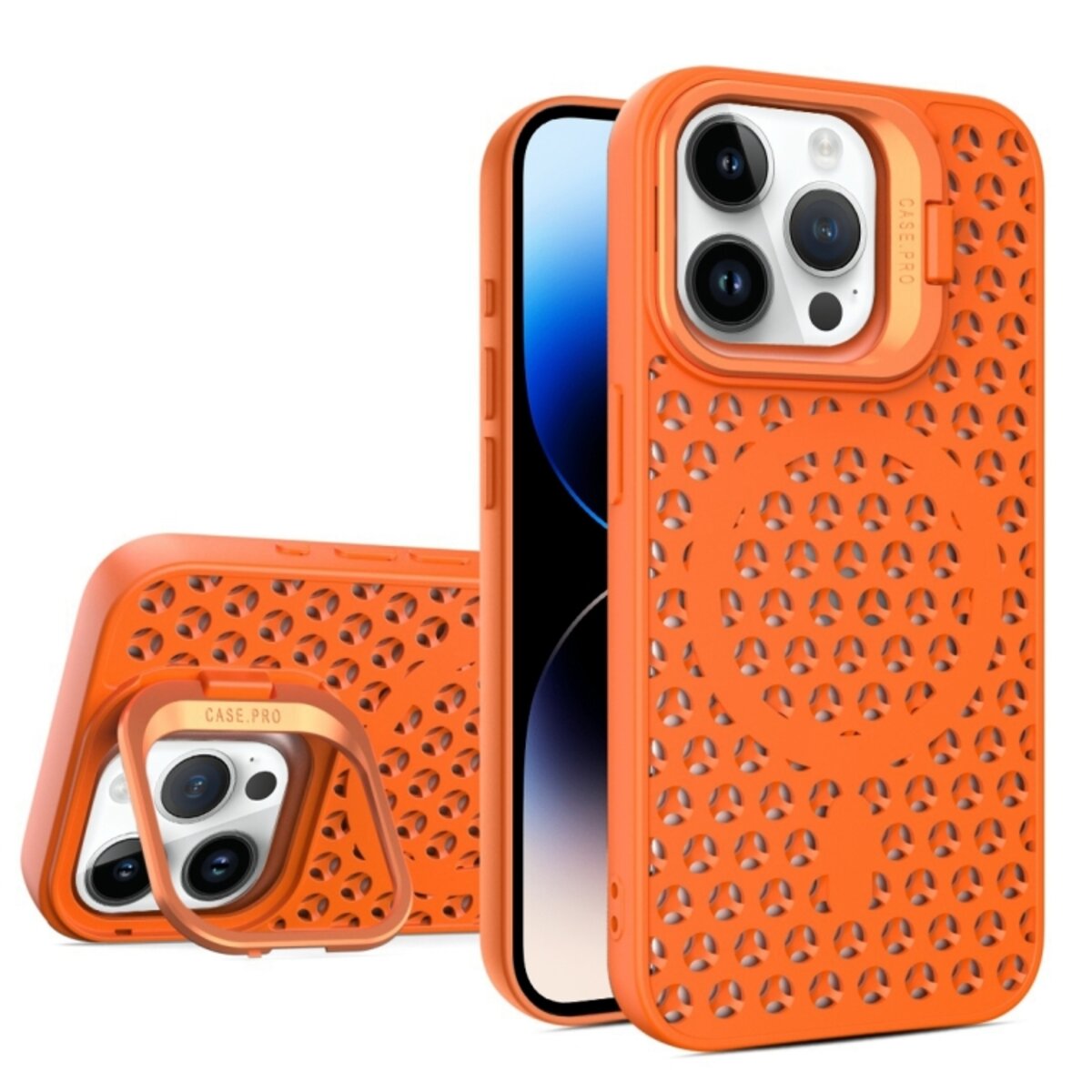 Чохол для смартфона Cosmic Grater Stand for Apple iPhone 14 Pro Max Orange (GRASTiP14PMOrange)