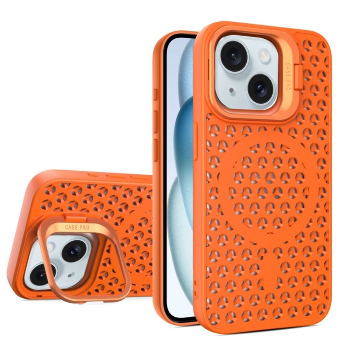 Чохол для смартфона Cosmic Grater Stand for Apple iPhone 15 Orange (GRASTiP15Orange)