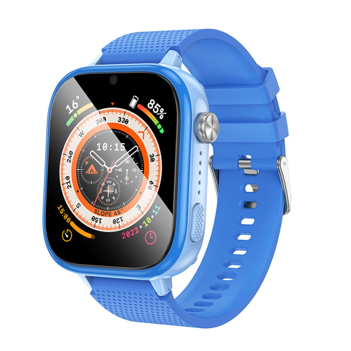 Дитячий cмарт-годинник Hoco Y101 4G children smart watch Blue (6942007626439)