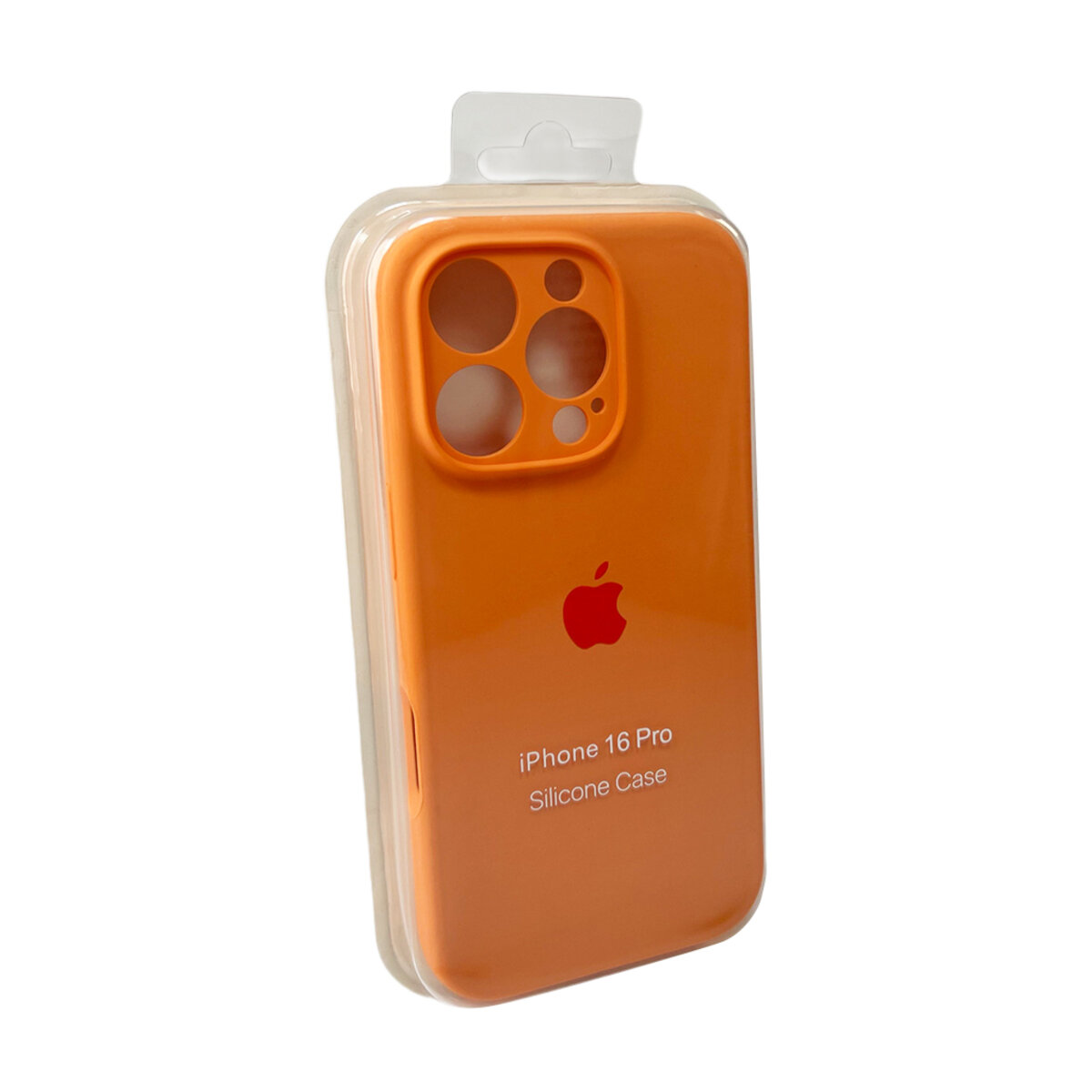 Чохол для смартфона Silicone Full Case AA Camera Protect for Apple iPhone 16 Pro 34,Papaya (FullAAi16P-34)