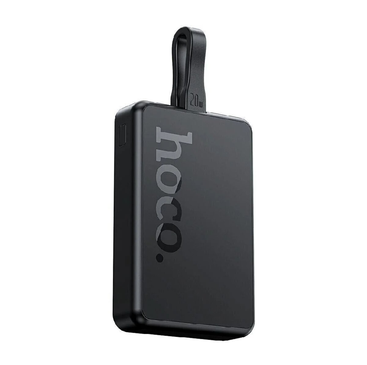 Зовнішній акумулятор HOCO Q24 Elegant 22.5W+PD20W fully compatible power bank with cable and magnetic fast charging(10000mAh) Black (6942007623438)