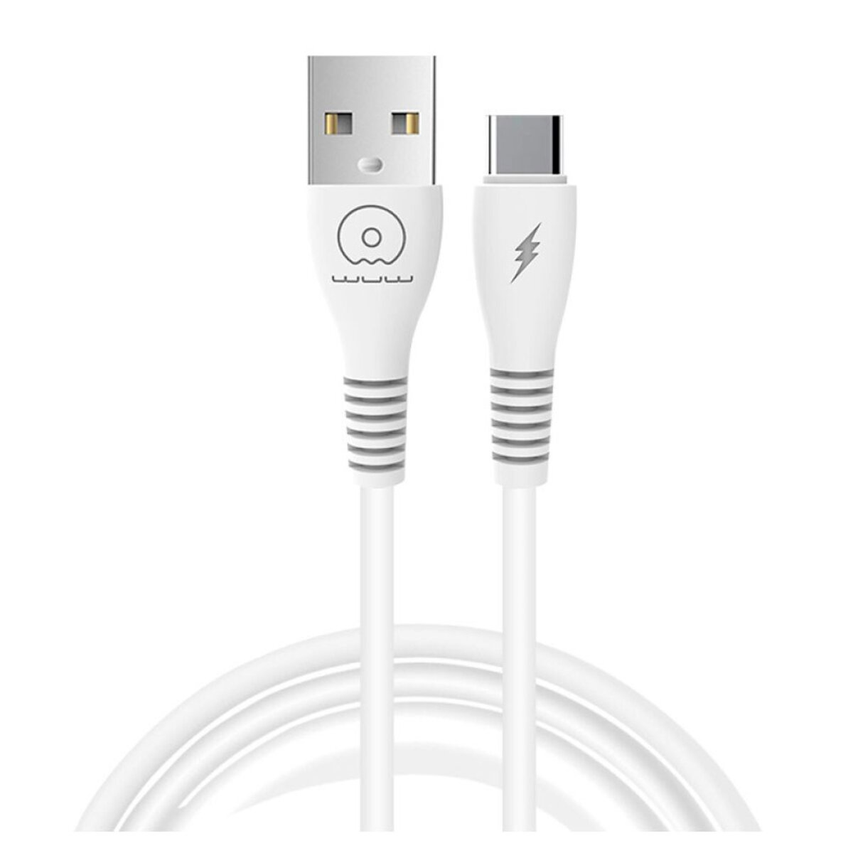 Кабель WUW-X195 USB Type-C 2,4A 1m white (WUW-X195TC)