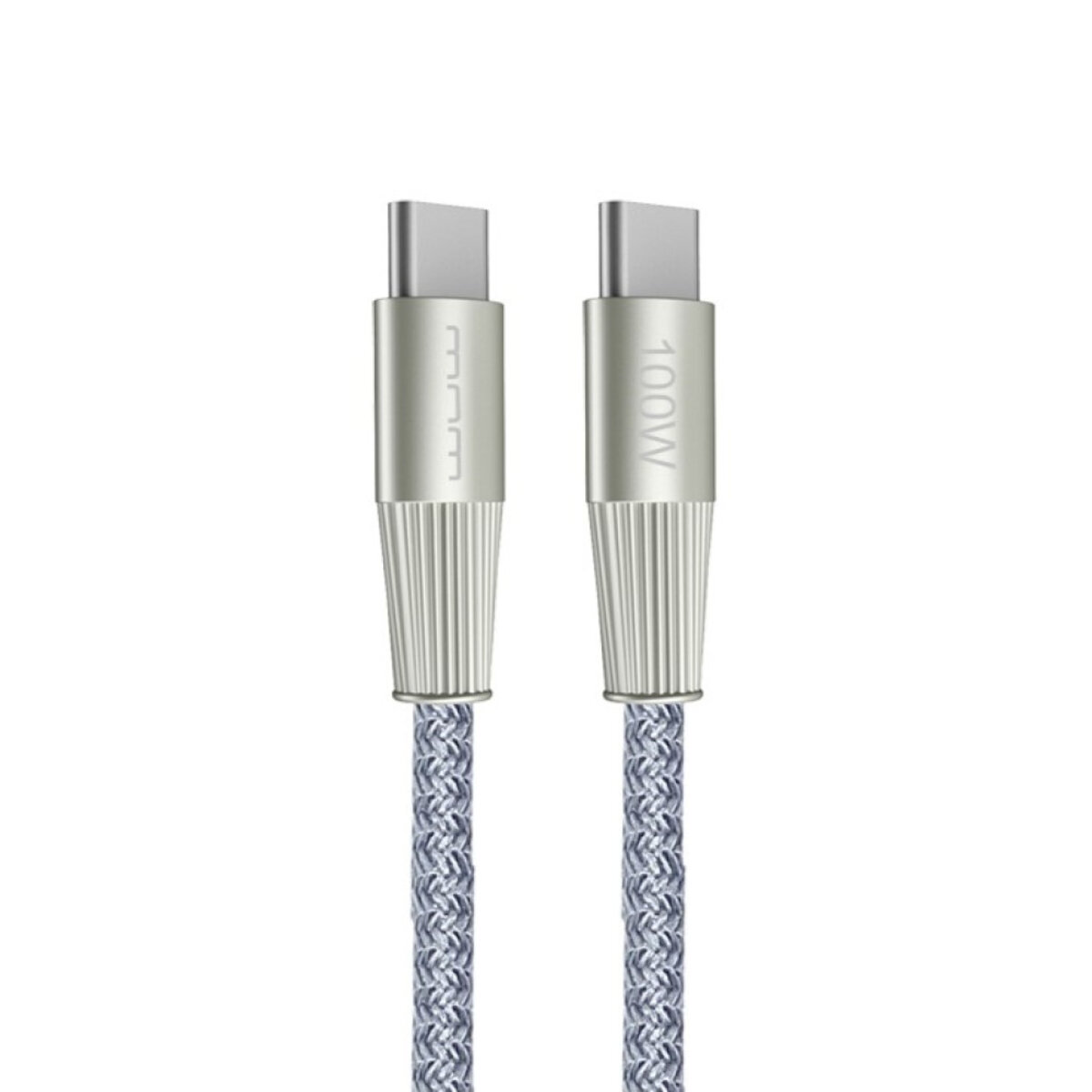 Кабель WUW-X201 Type-C to Type-C 100W 1m grey (WUW-X201TCTC)