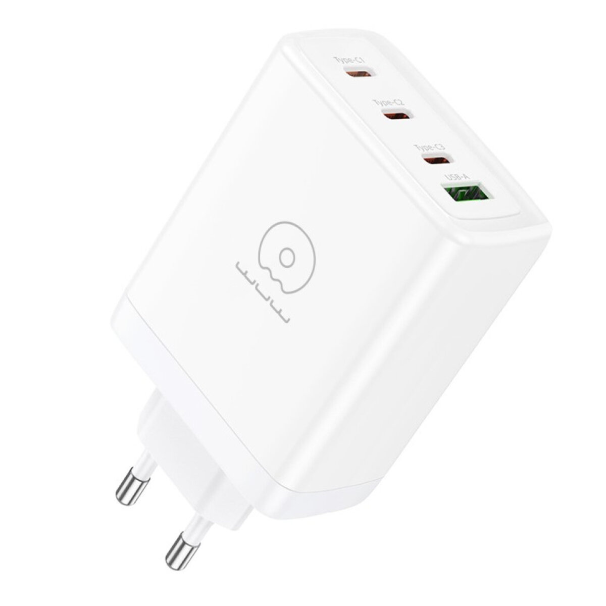 Мережевий зарядний пристрій WUW-C158 1USB 3Type-C PD100W white (WUW-C158)