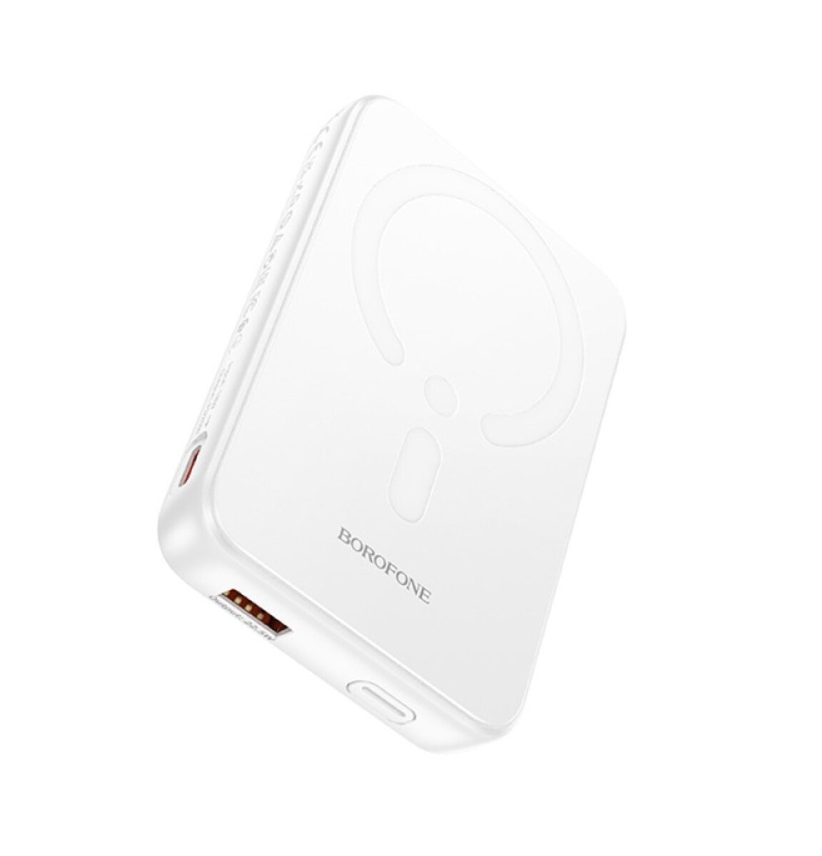 Зовнішній акумулятор BOROFONE BJ47 Quick PD20W magnetic wireless fast charging power bank(10000mAh) White (6941991109690)