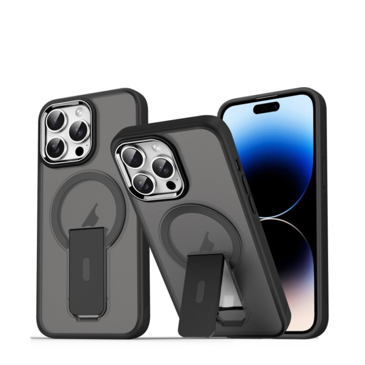 Чохол для смартфона Cosmic Magnetic Stand for Apple iPhone 14 Pro Black (MagStand14PBlack)