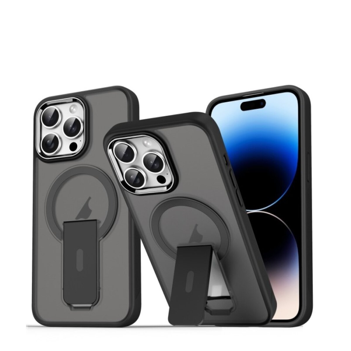 Чохол для смартфона Cosmic Magnetic Stand for Apple iPhone 14 Pro Max Black (MagStand14PMBlack)