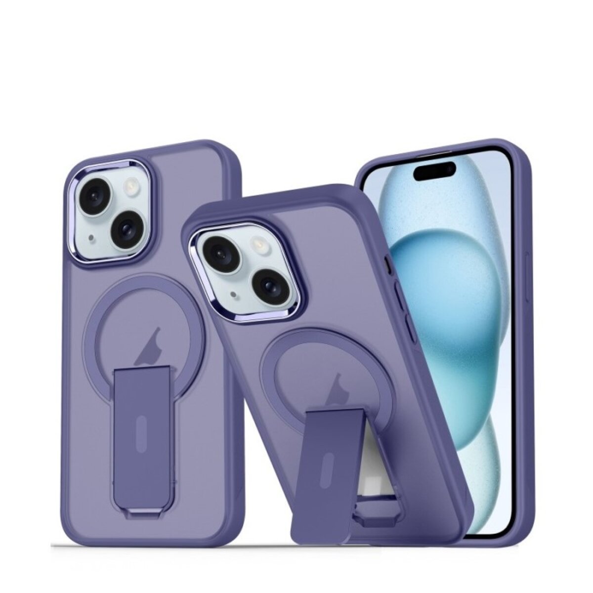 Чохол для смартфона Cosmic Magnetic Stand for Apple iPhone 15 Purple (MagStand15Purple)