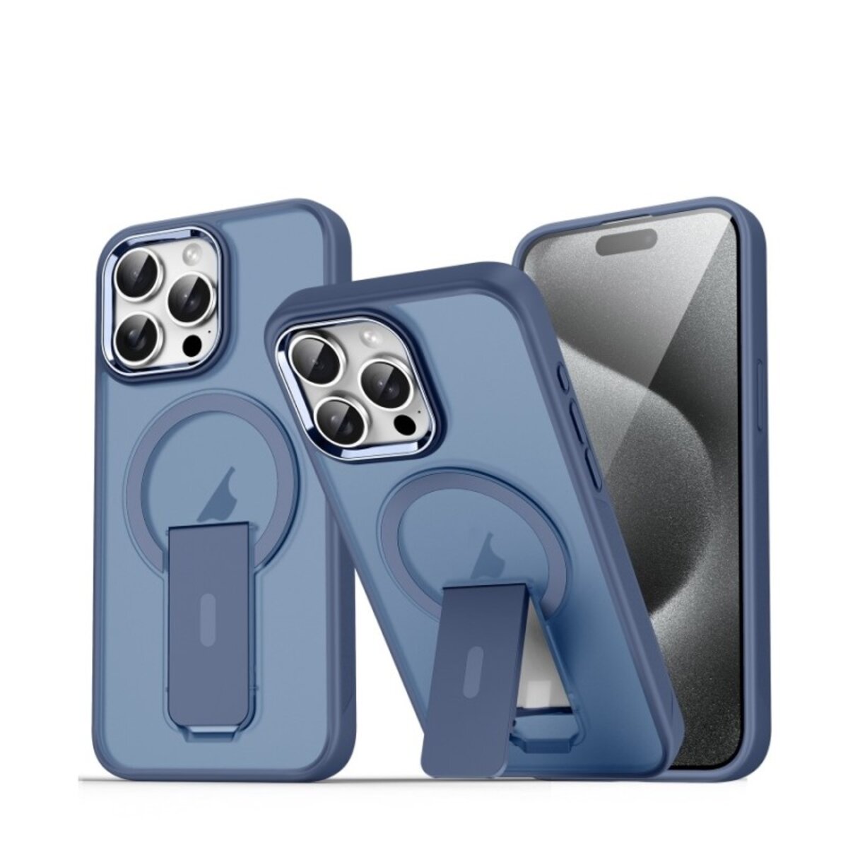 Чохол для смартфона Cosmic Magnetic Stand for Apple iPhone 15 Pro Blue (MagStand15PBlue)