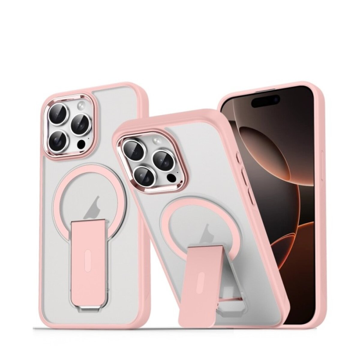 Чохол для смартфона Cosmic Magnetic Stand for Apple iPhone 16 Pro Max Pink (MagStand16PMPink)