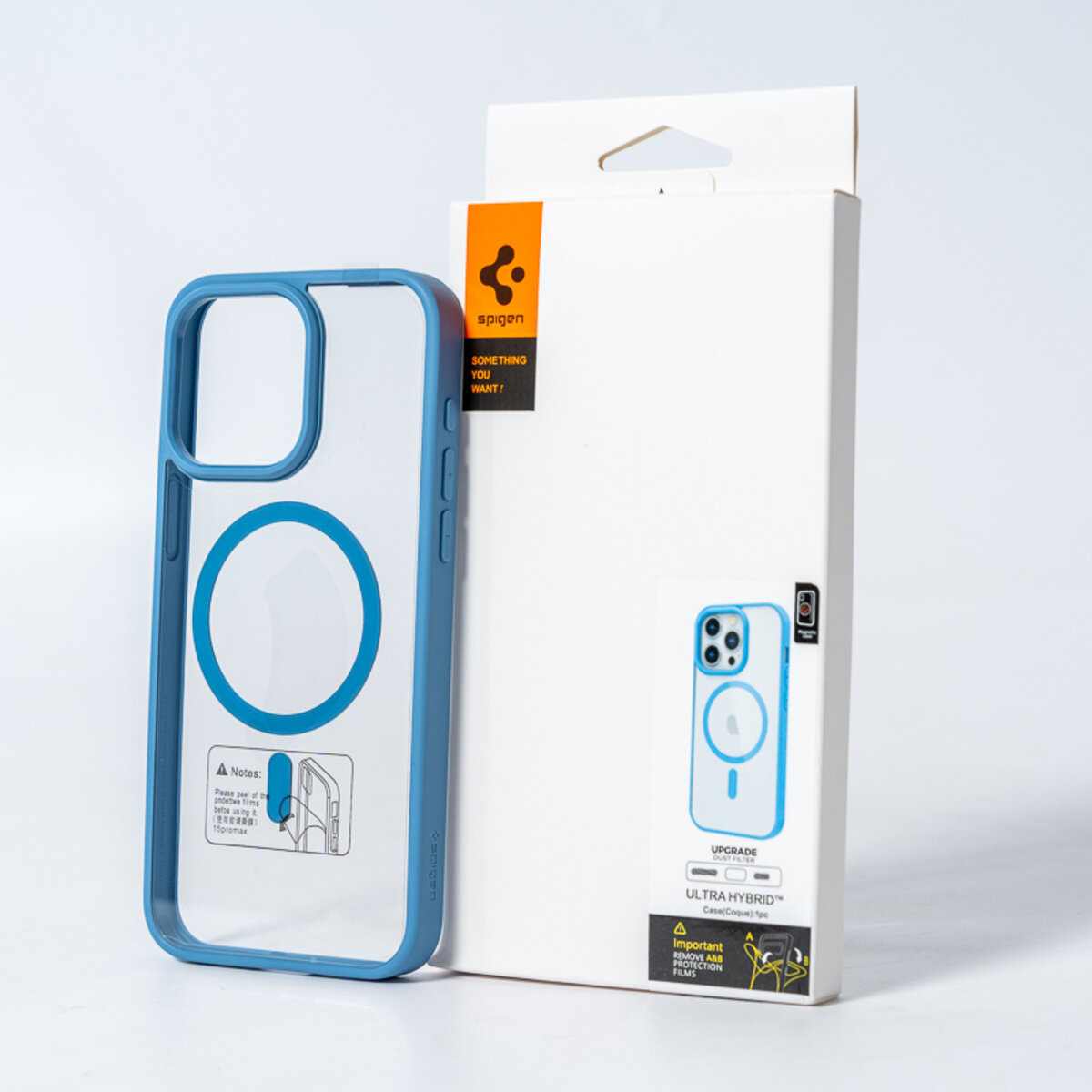 Чохол для смартфона Spigen AAA Magnetic Color for Apple iPhone 15 Pro Light Blue (SPGMGCOL15ProLight)