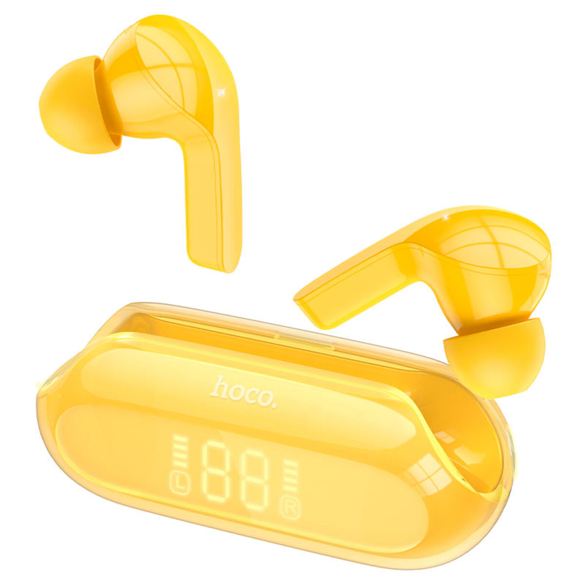 Бездротові навушники HOCO EW39 Bright true wireless ENC BT headset Yellow (6931474794628)