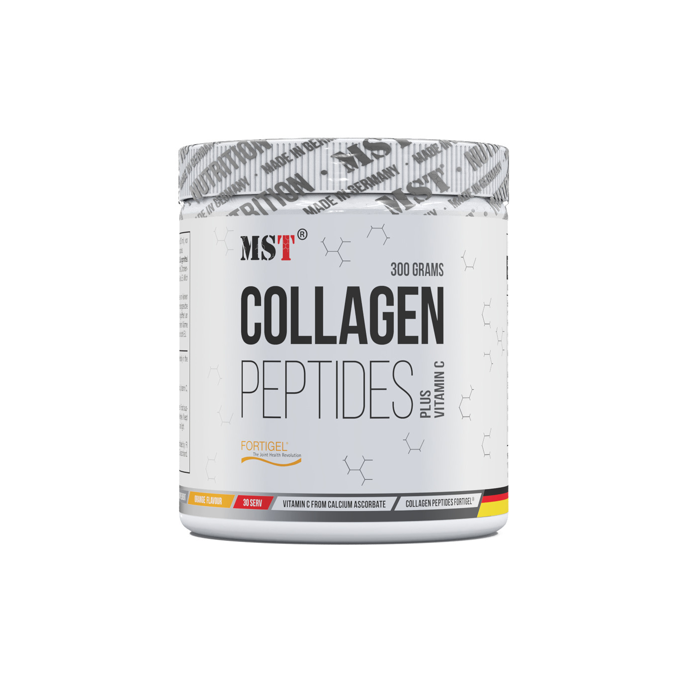 MST® Collagen Peptides Fortigel® plus Vitamin C Orange 300 g