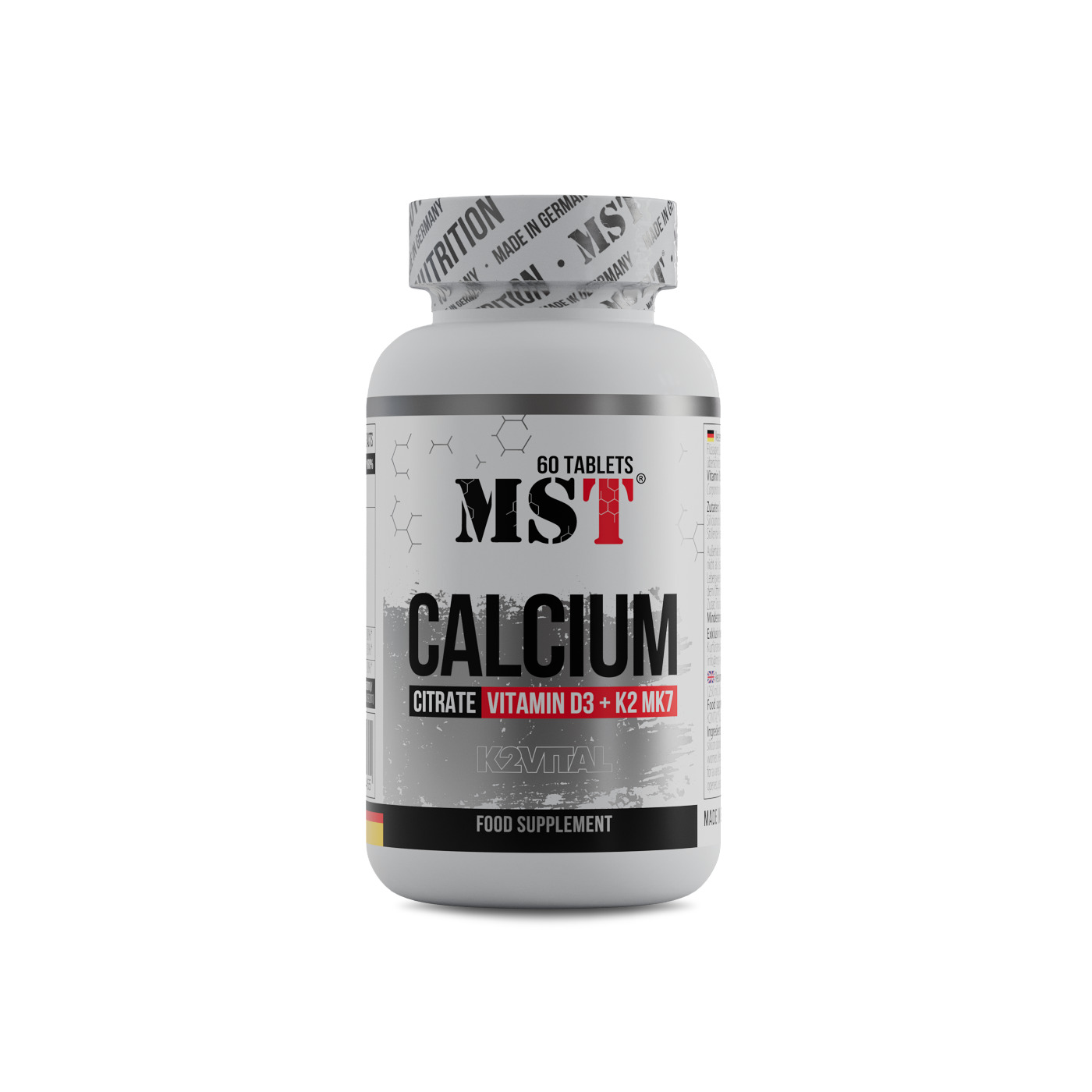 MST® Calcium citrate Vitamin D3 + K2 MK7 60 tab