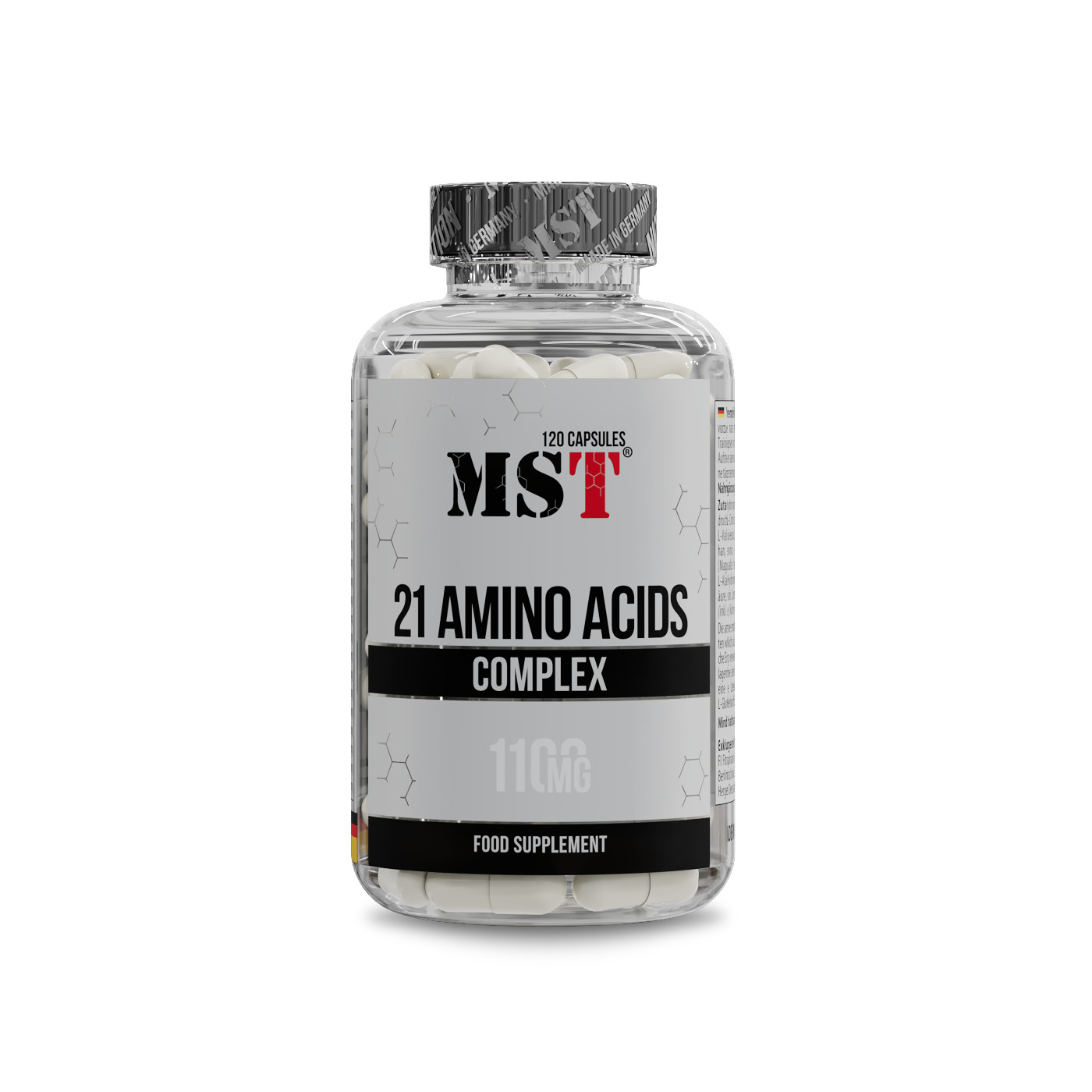MST® 21 Amino Acids 1100 mg 120 caps