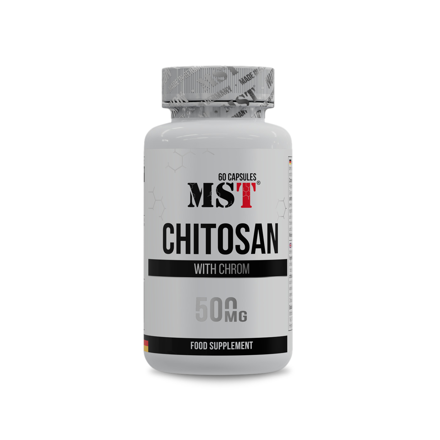 MST® Chitosan 500 mg with Chrom 60 caps | Хітозан 500 мг з хромом 60 капсул