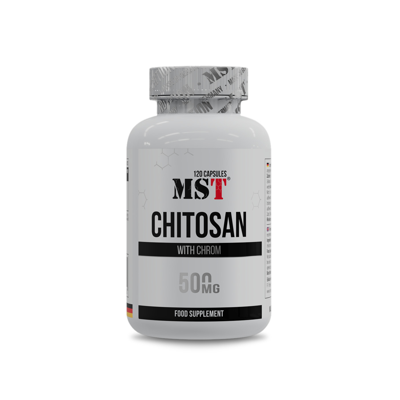 MST® Chitosan 500 mg with Chrom 120 caps | Хітозан 500 мг з хромом 120 капсул