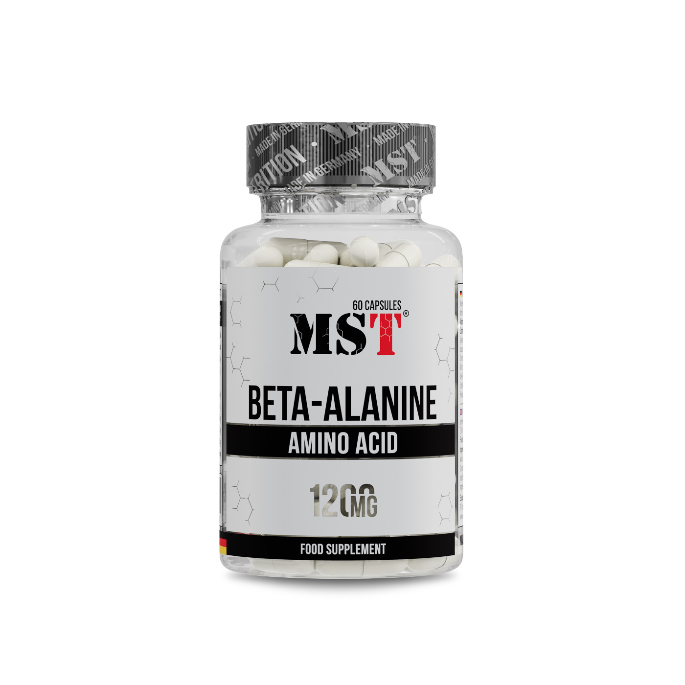 MST® Beta-Alanine 1200 mg 60 capsules | MST® Бета Аланін 1200 мг 60 капсул