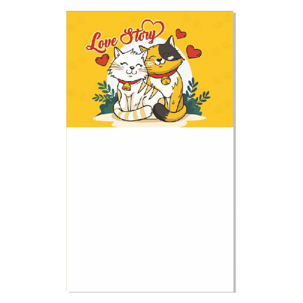 Блокнот на магніті Love story "Котики" Kt30072101, 30 аркушів
